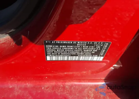 2016 Volkswagen Jetta 1.4T S z USA, uszkodzony, nr VIN 3VW267AJ4GM296037